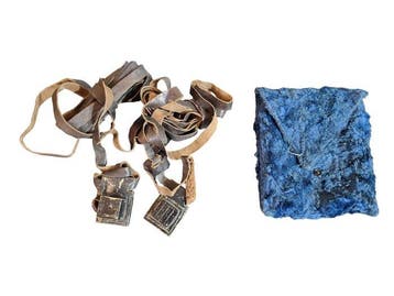 Judaica (3) - Leder, stof - 1910-1920 - Tefillin