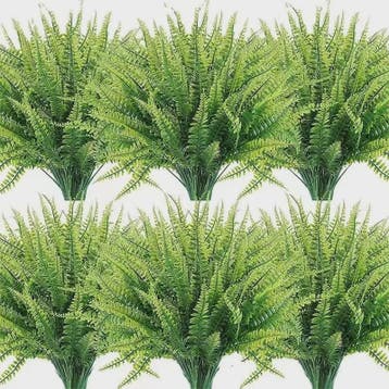 Set van 2 Kunstplant Varens - Decoratieve Groene Planten voo, Verzenden, Nieuw