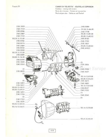 1970 ALFA ROMEO GT JUNIOR 1300 ONDERDELENBOEK ENGELS