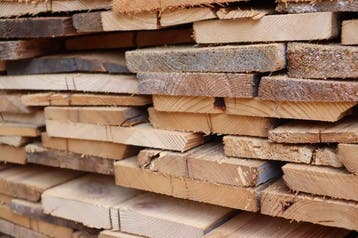 oude barnwood planken met her en der schorsrand, Gebruikt, Minder dan 25 mm, Grenen, 250 tot 300 cm