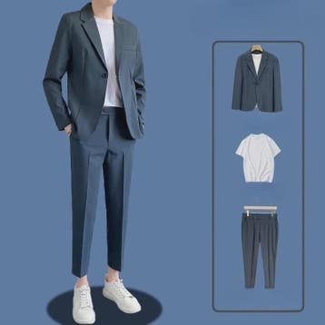 Stijlvol Koreaans Casual Herenpak - Loose Fit Lente/Herfst, Verzenden, Nieuw