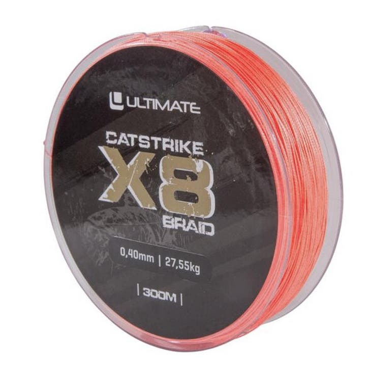 Ultimate Catstrike X8 Braid Meerval Lijn 0.45mm/33.48kg, Watersport en Boten, Hengelsport | Algemeen, Vislijn, Nieuw, Verzenden