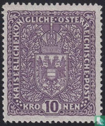 Oostenrijk - Rijkswapen - 1917, Verzenden, Postfris