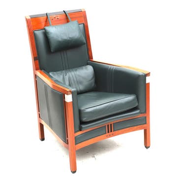 Bubinga armfauteuil in Art Deco stijl. Schuitema Decoforma, Huis en Inrichting, Gebruikt