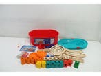 Hape - Quadrilla Stack Track Bucket Set - Knikkerbaan -, Verzenden, Zo goed als nieuw