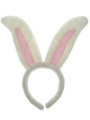 Konijnenoren diadeem wit/roze, Ophalen of Verzenden, Nieuw