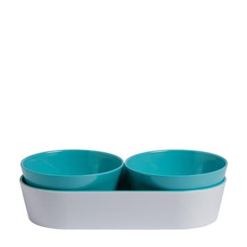 Scheepsservies Summer Snackset Aqua, Ophalen of Verzenden, Nieuw