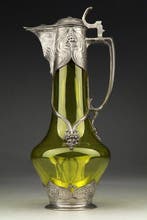 Karaf - Verzilverd, Antiek en Kunst, Antiek | Meubels | Stoelen en Banken