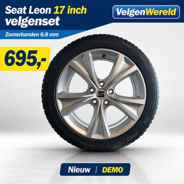 SEAT Leon 17 inch velgenset | 225/45-17 Nexen  0326-05, Banden en Velgen, Nieuw, 17 inch, Ophalen of Verzenden