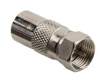 Verloop IEC female naar F-connector male, Audio, Tv en Foto, Schotelantennes, Ophalen of Verzenden, Nieuw, (Schotel)antenne-accessoires