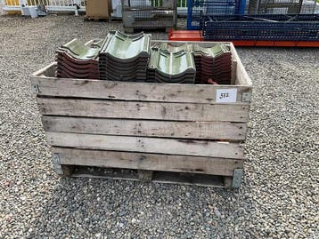 Lot dakpannen 60st Narvik groen incl bak (Diverse), Verzenden, Nieuw
