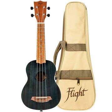 Flight NUS380 Topaz Soprano Ukulele met Sapele Body, Walnut, Ophalen of Verzenden, Nieuw
