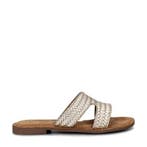 Lazamani Woven Mule slippers voor dames in het Goud, Slippers, Overige kleuren, Verzenden, Lazamani