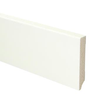 Budgetline MDF plint 90x15 V313 wit gegrond recht, Overige materialen, Verzenden, 50 tot 150 cm, Overige typen