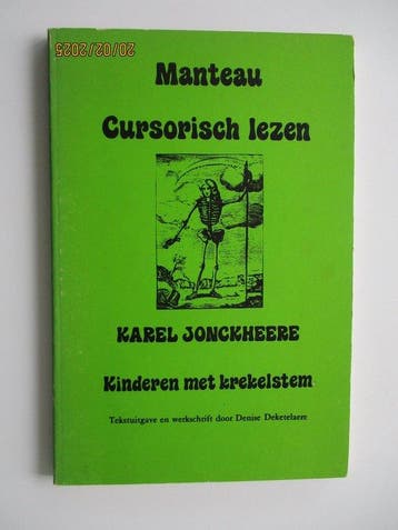 Kinderen met krekelstem en andere gedichten - Jonckheere, Verzenden, Gelezen, Jonckheere