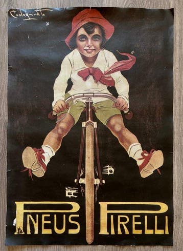 Codognato Plinio ( 1878-1940 ) - Pirelli “Pneus” – Bambino