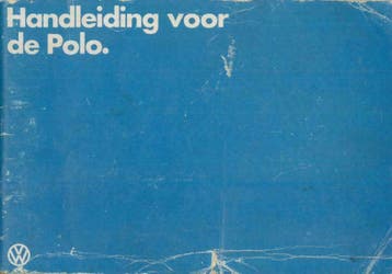 1979 Volkswagen Polo Instructieboekje Nederlands, Verzenden