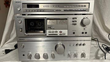 Sony - Versterker TA-F60 / Tuner ST-J60 / Cassette-deck, Nieuw