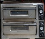 Occasion Combi-steel pizza-oven 2-kamers, Ophalen, Gebruikt, Ovens, Magnetrons en Steamers