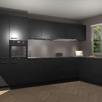 Zwarte keuken Petten 95489, Verzenden, Nieuw