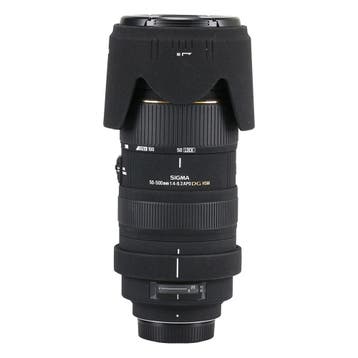 Sigma 50-500mm f/4-6.3 EX APO DG HSM (Nikon) met garantie, Audio, Tv en Foto, Ophalen of Verzenden, Gebruikt