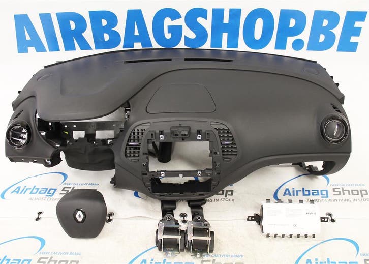 AIRBAG SET – DASHBOARD ZWART RENAULT CAPTUR (2013-2019), Auto-onderdelen, Dashboard en Schakelaars, Gebruikt, Renault