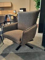 Fauteuil Dunja - sepia **SHOWROOMMODEL**, Nieuw, Stof