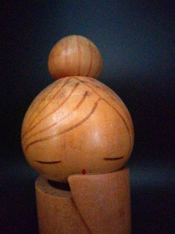 Murakami Kenichi - Beeldje, Mooie zeldzame vintage Japanse