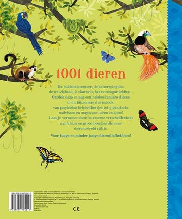 1001 dieren 9789044755213 Jessica Greenwell, Verzenden, Gelezen, Jessica Greenwell