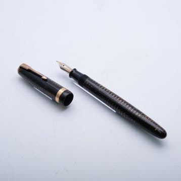 Parker - Vacumatic Brown with 2 tone nib - Zonder, Nieuw