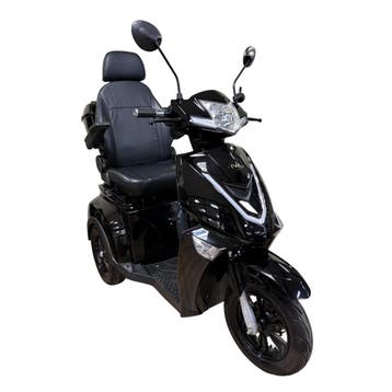 Gebruikte IVA Z1000 Scootmobiel 2021 Zwart | Inclusief koffe, Ophalen of Verzenden, Gebruikt