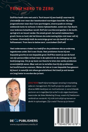 From Hero to Zero - Dolf Kos 9789462961678, Verzenden, Gelezen, Dolf Kos