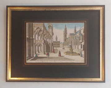 Jean-François Daumont (XVII - Vue de la Place ou lon tient
