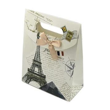 Cadeautasje kraft papier afmeting: 165 x 125 x 56mm met s..., Ophalen of Verzenden, Nieuw