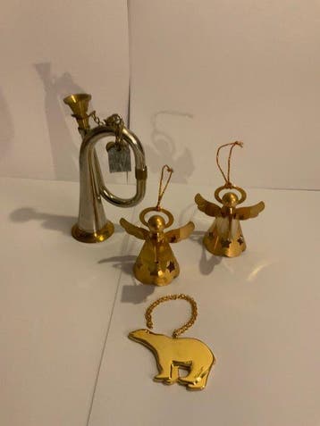 Kerstdecoratie Georg Jensen, Walter Knoll (4) - Verguld -, Nieuw