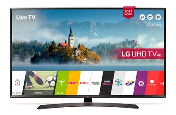 LG 49UJ634V 49 inch 4K LED Smart TV, Ophalen, 50 Hz, Zo goed als nieuw, 100 cm of meer