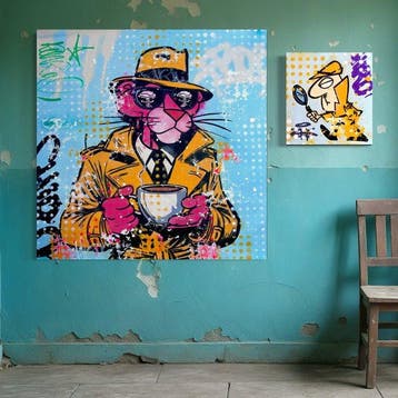 Moabit - Pink Panther X Detective Pink /Diptych/ XL