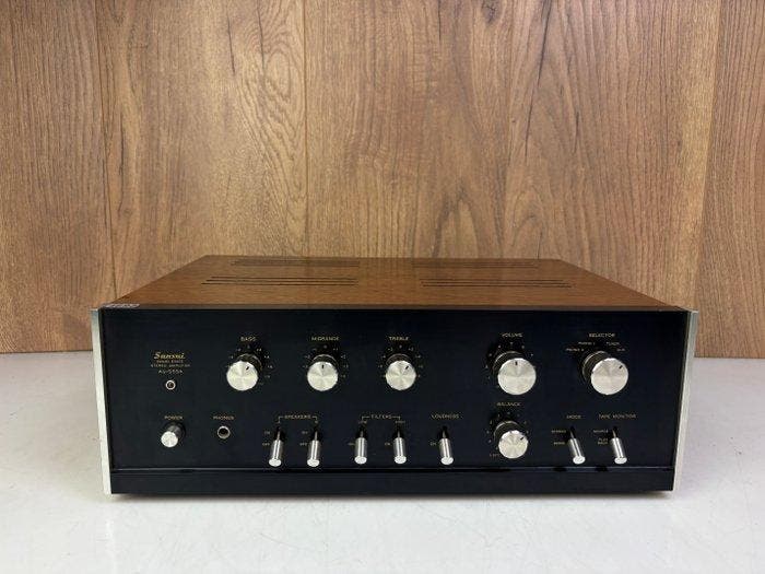 Sansui - AU-555A Solid state versterker, Audio, Tv en Foto, Radio's