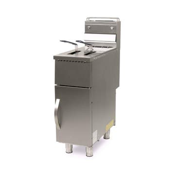 HCB Friteuse - 15 liter - aardgas - RVS, Zakelijke goederen, Horeca | Keukenapparatuur, Verzenden, Nieuw in verpakking, Fornuis, Frituur en Grillen