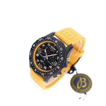 Breitling Endurance Pro Yellow X82310; Chronograaf Here..., Overige merken, Overige materialen, Kunststof, Ophalen of Verzenden