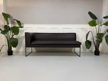 COR Mell designerbank, zitbank, bankje, keukenbank, bruin le, Tweepersoons, Leer, Ophalen of Verzenden, Zo goed als nieuw