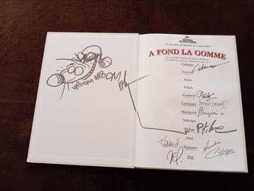 Mondial des deux roues + signatures - A fond la gomme - C -, Nieuw