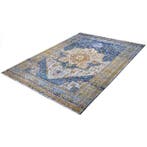 Vloerkleed Norwich Blauw-Goud - decoratie, Nieuw