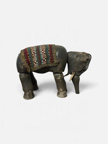 SCHOENHUT - Speelgoed Elefante Articolato Humpty Dumpty, Antiek en Kunst