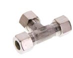 12L RVS T-stuk Knelfitting 315 Bar DIN 2353, Verzenden, Nieuw