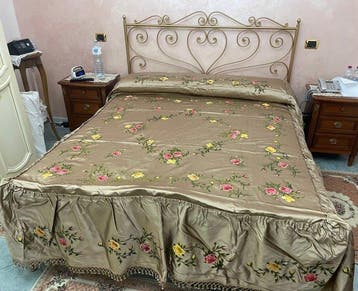 dipinto a mano a motivi floreali - Bedsprei (3) - 3 m - 256