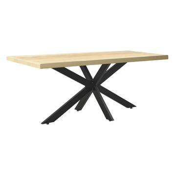 Matrix-poot tafelpoot 150x78x71 cm zwart mat, Verzenden, Nieuw