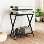 vidaXL Bagagerek 68x38x58 cm bamboe zwart, Fietsen en Brommers, Verzenden, Nieuw