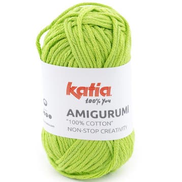 Katia Amigurumi 20 gram - 82 Pistachegroen - Haakkatoen Ga, Ophalen of Verzenden, Nieuw