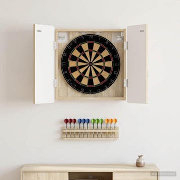 vidaXL Dartbord Kabinet ZWOLLE Sonoma Eiken 52,5 x 10,5 x, Verzenden, Nieuw